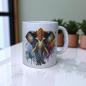 Preview: Keramiktasse Elefant  Design Nr. 1 Kaffeebecher Teetasse Kaffeetasse - Artikel Nr. 1100087